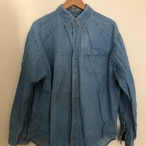 Denim button up shirt
